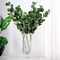 2 Green 40" Artificial Eucalyptus Leaves Sprays Stems Party Events Decorations